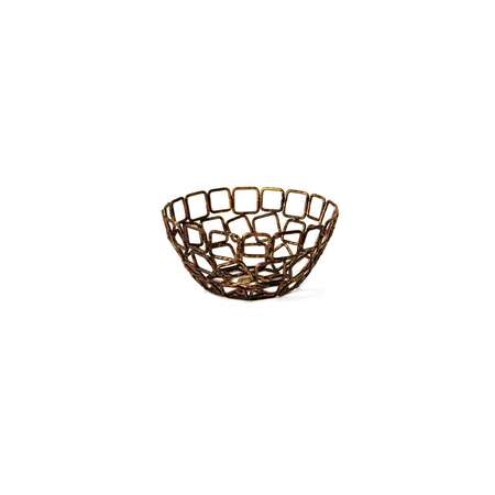 FRONT OF THE HOUSE- FOH Bowl Copper Wire Basket Link, PK12 BBK012GOI23